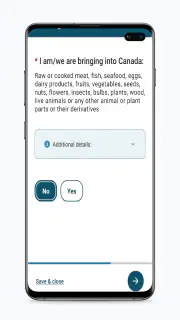 ArriveCAN screenshot 5