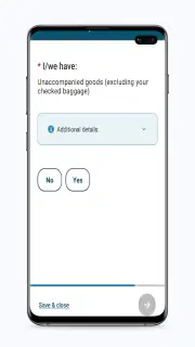 ArriveCAN screenshot 7