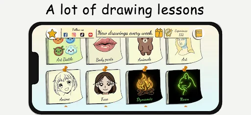 ArtCanvas: Learn how to draw screenshot