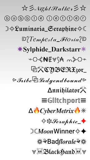 ArtFonts: Stylish Text screenshot
