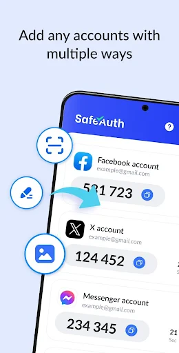 Authenticator App - SafeAuth screenshot