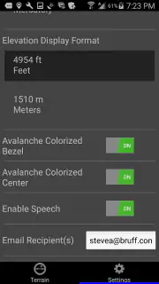 Avalanche Inclinometer screenshot 4