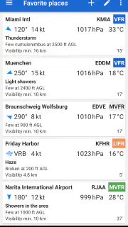 Avia Weather - METAR & TAF screenshot 1