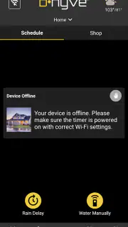 B-hyve screenshot 2