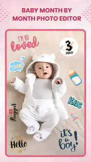 Baby Month Photo Editor Frame screenshot 2