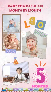 Baby Month Photo Editor Frame screenshot 5