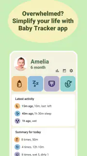 Baby tracker - feeding, sleep screenshot 1