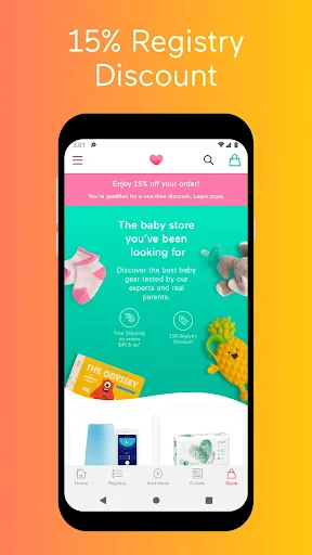 Babylist Baby Registry screenshot
