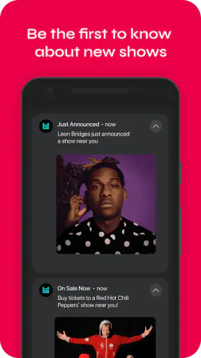 Bandsintown Concerts screenshot