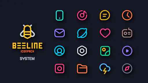 BeeLine Icon Pack screenshot 1