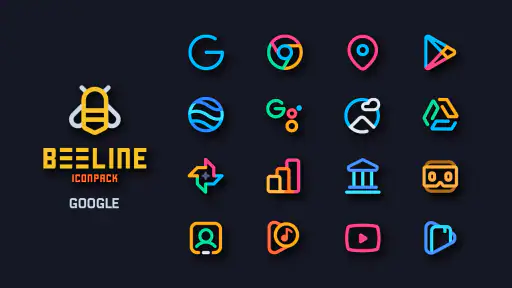 BeeLine Icon Pack screenshot 2