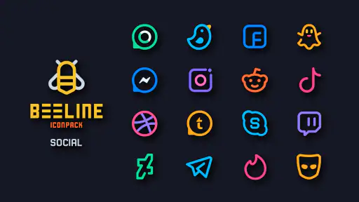 BeeLine Icon Pack screenshot 3
