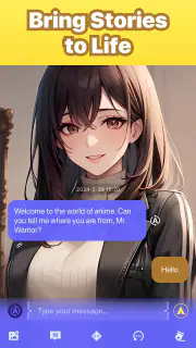 Bella: Anime Characters Chat screenshot 2