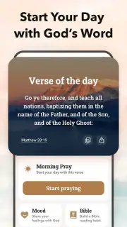 Bible Audio - KJV Daily Verse screenshot 1