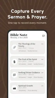 Bible Note Taker & Recorder screenshot 1