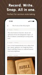 Bible Note Taker & Recorder screenshot 3