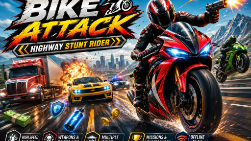 Bike Attack HighwayStunt Rider screenshot 1