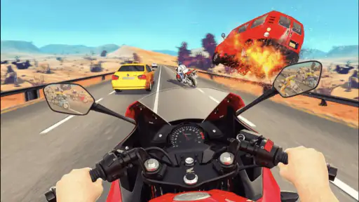 Bike Attack HighwayStunt Rider screenshot 6