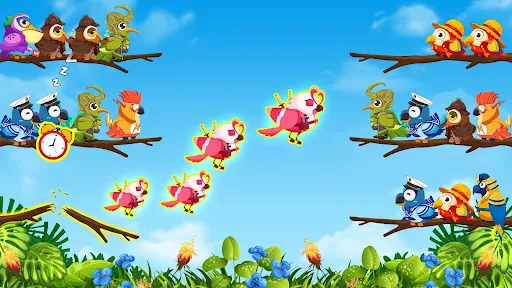 Bird Sort 2: Color Puzzle screenshot