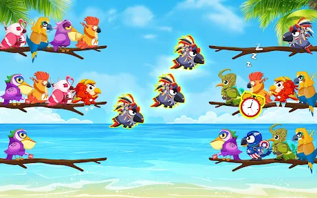 Bird Sort 2: Color Puzzle screenshot