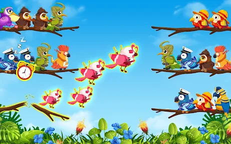 Bird Sort 2: Color Puzzle screenshot
