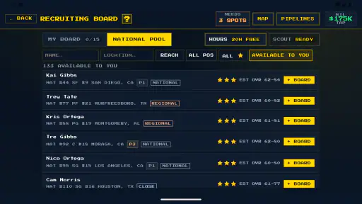 Bit College Basketball screenshot 3