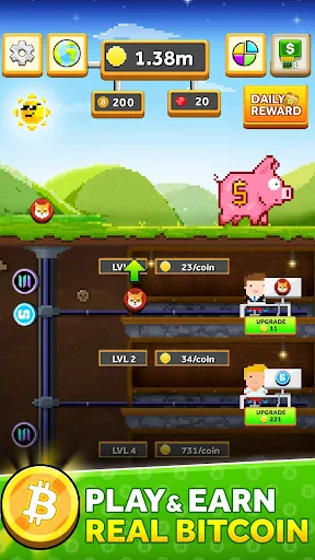 Bitcoin Miner Earn Real Crypto screenshot