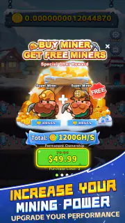 Bitcoin Miner -Frozen Treasure screenshot 3