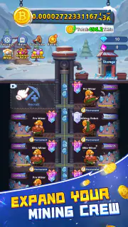 Bitcoin Miner -Frozen Treasure screenshot 4