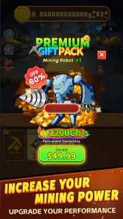 Bitcoin Miner - Gold Diggers screenshot 3