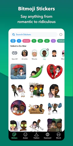 Bitmoji screenshot