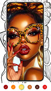 Black Color : Color By Number screenshot 1