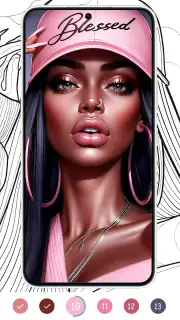 Black Color : Color By Number screenshot 2