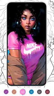 Black Color : Color By Number screenshot 4
