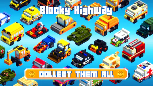 Blocky Highway: Traffic Racing screenshot 3