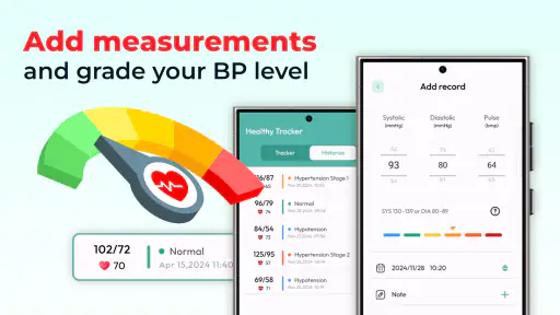 Blood Pressure Log: BP Monitor screenshot 2