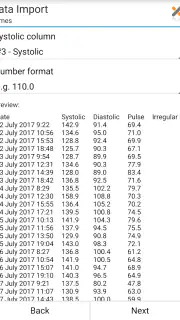 Blood Pressure Log - MyDiary screenshot 8