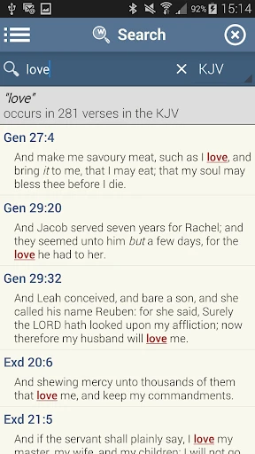 Blue Letter Bible screenshot