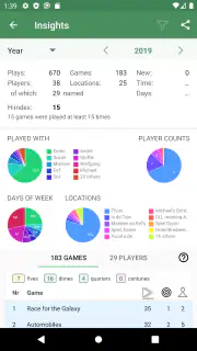 Board Game Stats screenshot 2