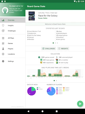 Board Game Stats screenshot