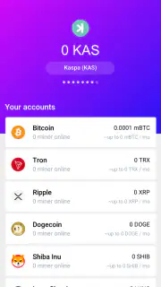 BTC Miner Plus + ALT Coin screenshot 1