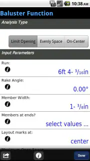 BuildCalc screenshot 2