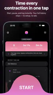 Bump Pulse: Contraction Timer screenshot 1