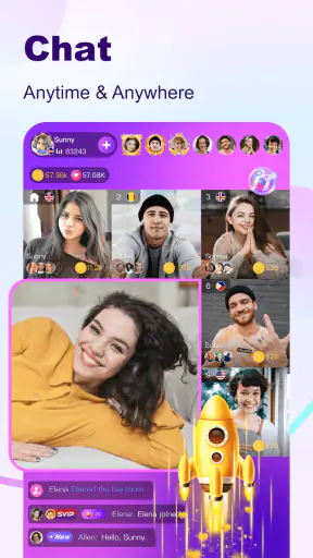 BuzzCast - Live Video Chat App screenshot