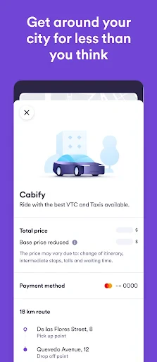 Cabify screenshot