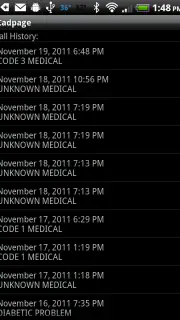 Cadpage screenshot 1