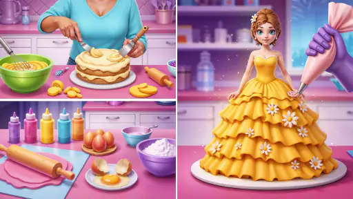 Cake Maker Fun Cooking Games screenshot 7