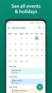 Calendar 2026 screenshot 2