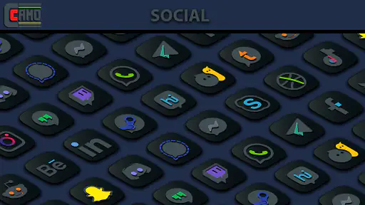 Camo Dark Icon Pack screenshot 3