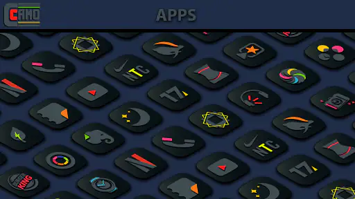 Camo Dark Icon Pack screenshot 4